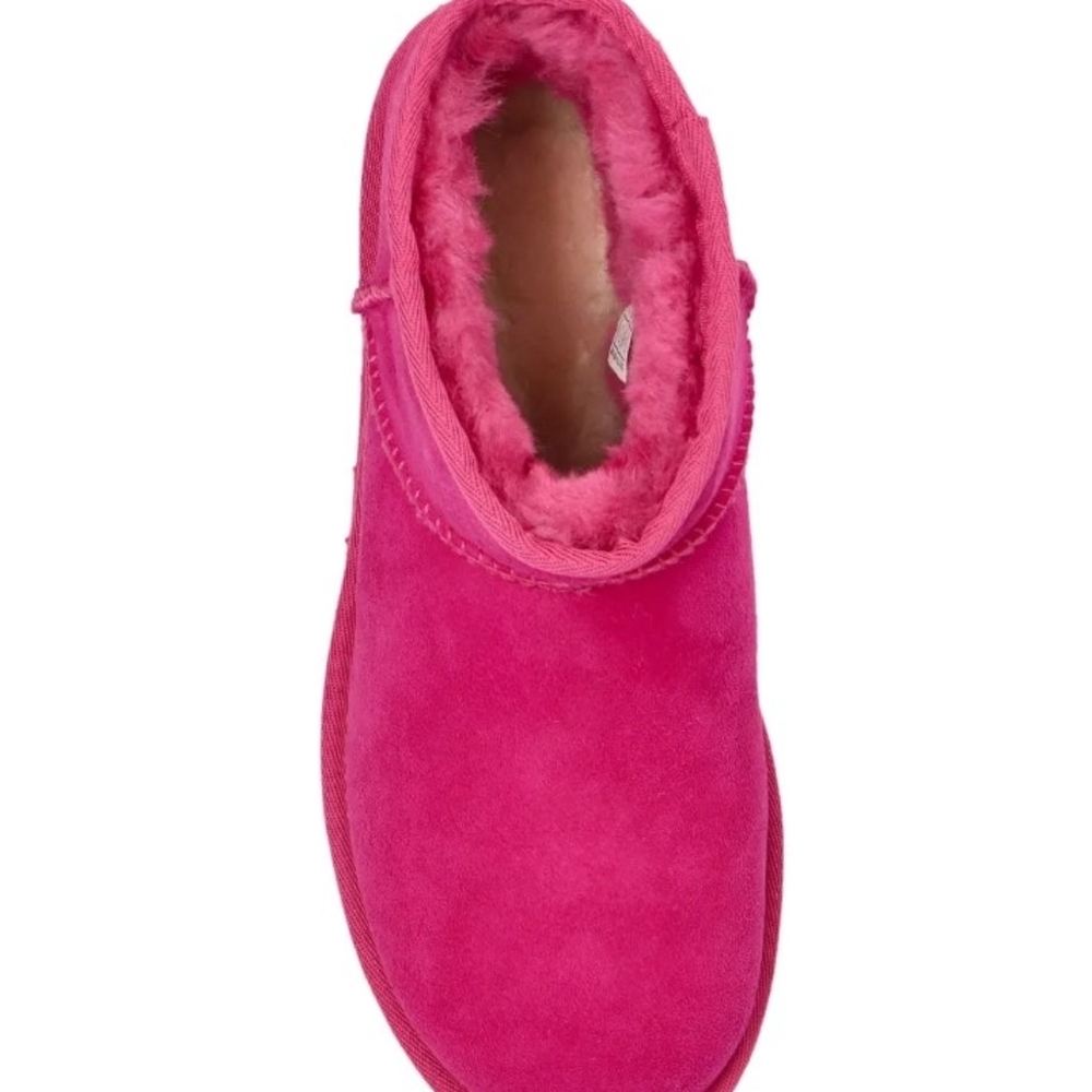 UGG Big Kids' Vibrant Pink Suede Boots